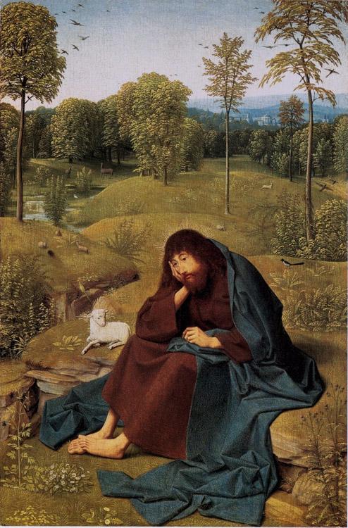 Geertgen Tot Sint Jans St John the Baptist in the Widerness (mk08) Spain oil painting art